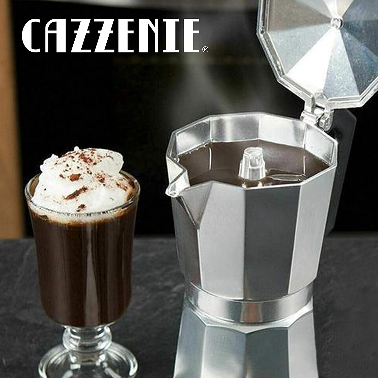 Cafetera Inoxidable (1 Taza) WARENHAUS (M71045) (904283)